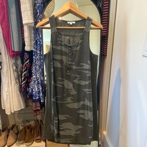 Splendid Camo Tank Dress